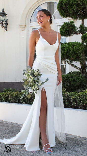 White Maxi Dress Surplice Maxi Dress Surplice Wedding Dress, 52% OFF