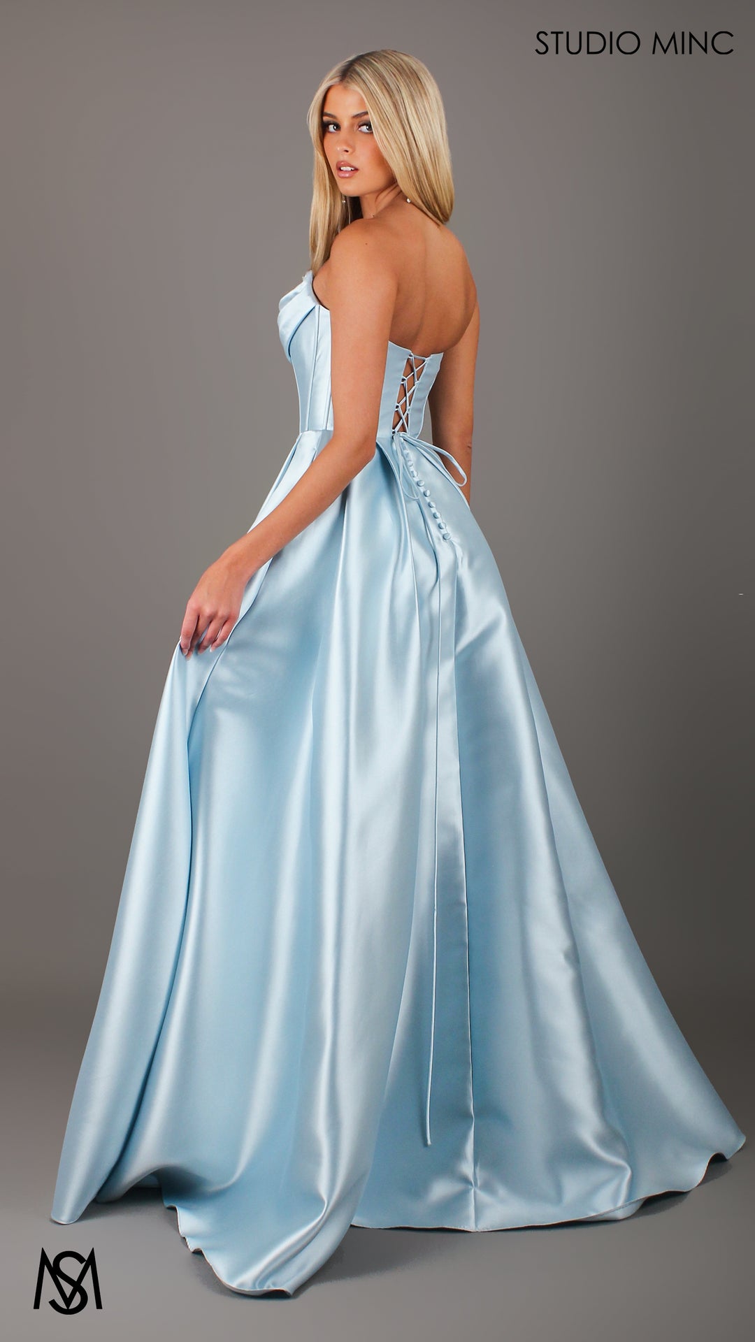 Honey - Light Blue formal Dress
