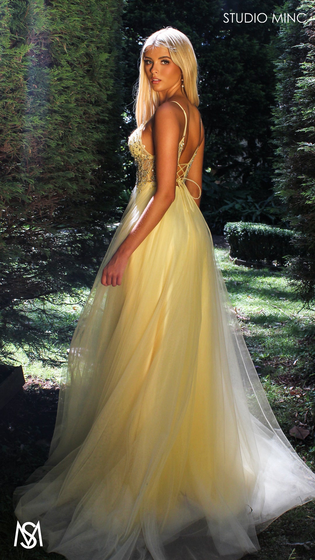 Lila - Light Yellow Formal dress