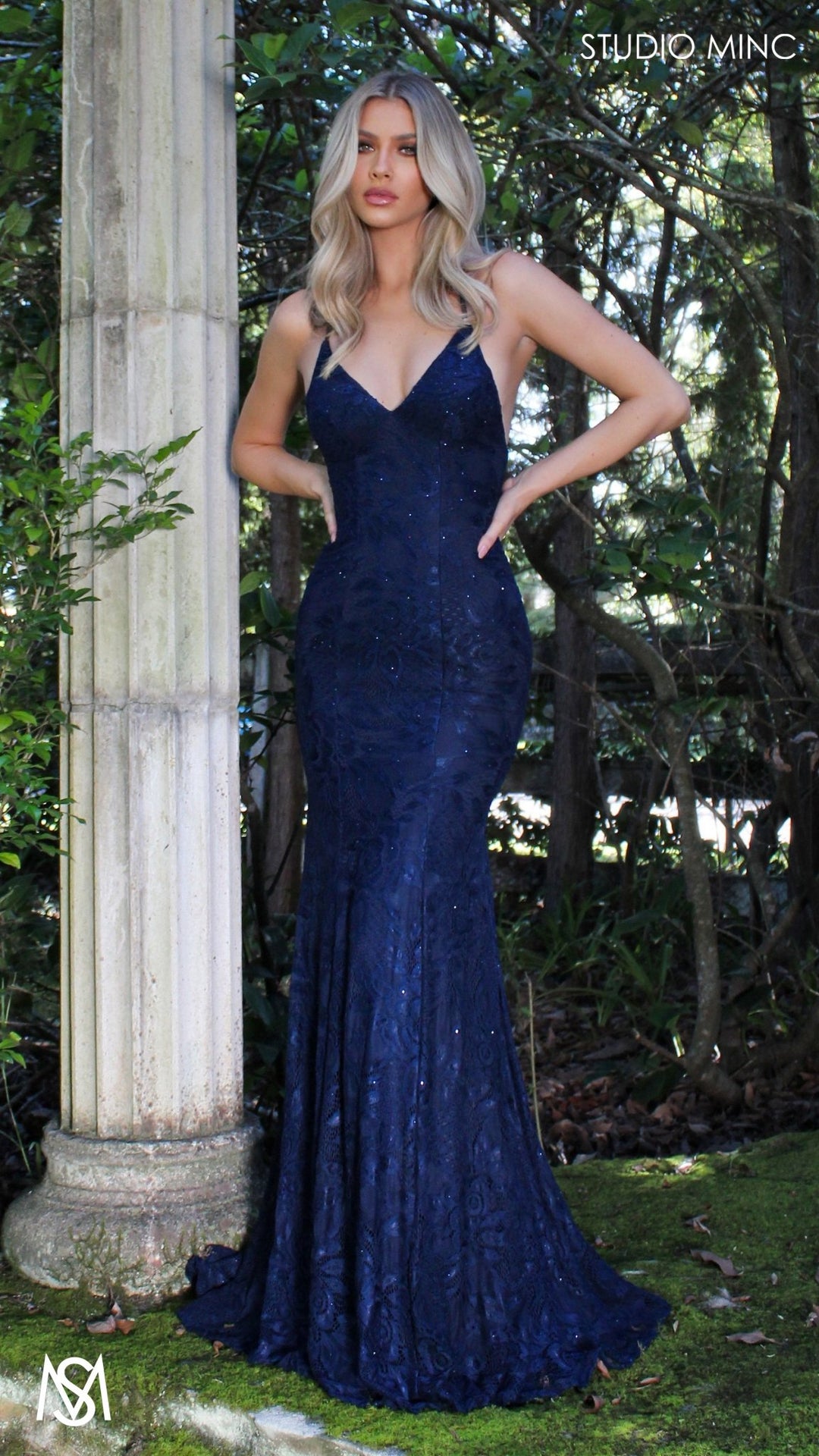 Studio Minc Navy Blue Flowy Prom Dress Imperial Navy Blue Formal Dress, Beaded Corset Strapless Fitted Studio Minc Navy Blue Flowy Prom Dress Imperial Navy Blue Formal Dress, Beaded Corset Strapless Fitted