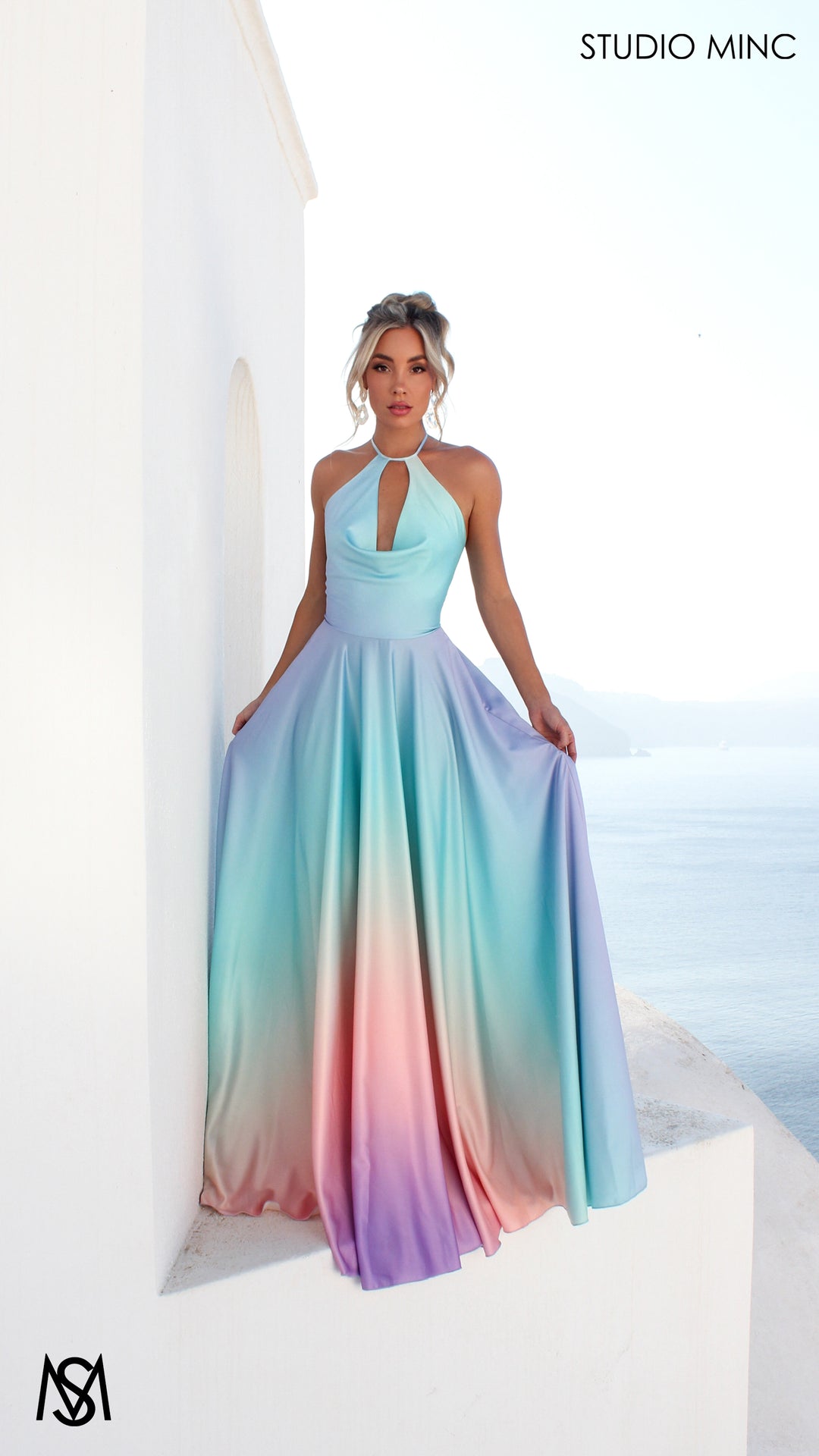 blue sunset dress SUNSET BLUE