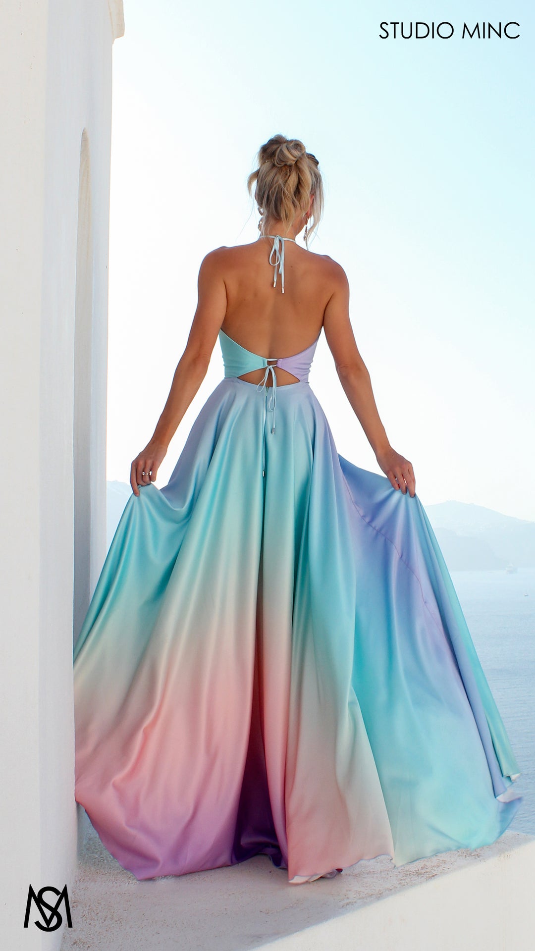 blue sunset dress archive_sale excluding the bodice which Cỡ:XXL red mini dress a