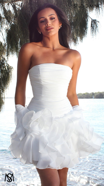 bridal mini dress australia Introducing Francine, online 19/8 , Bridal Mini, Bridal Shower Dress, Short Wedding Dress, Reception Dress, Second Wedding Dress, White Mini Dress