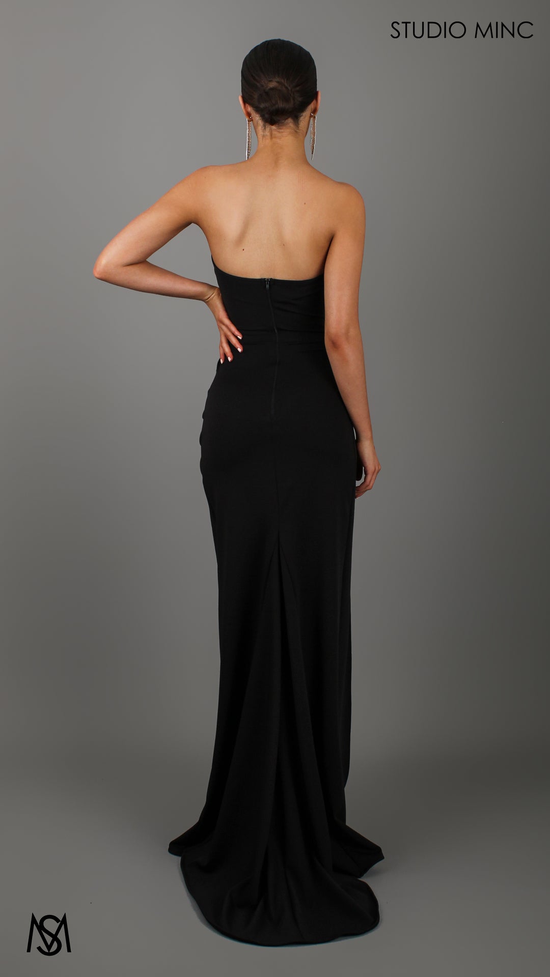 green emerald velvet dress Ego - Black Formal Dress