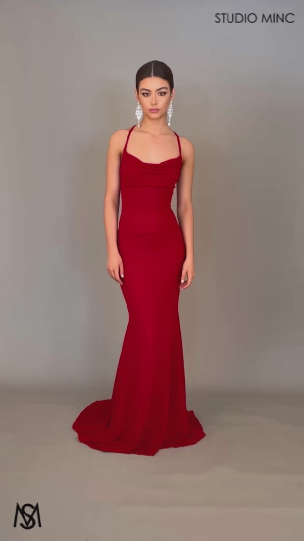 Aura - Red Formal Dress
