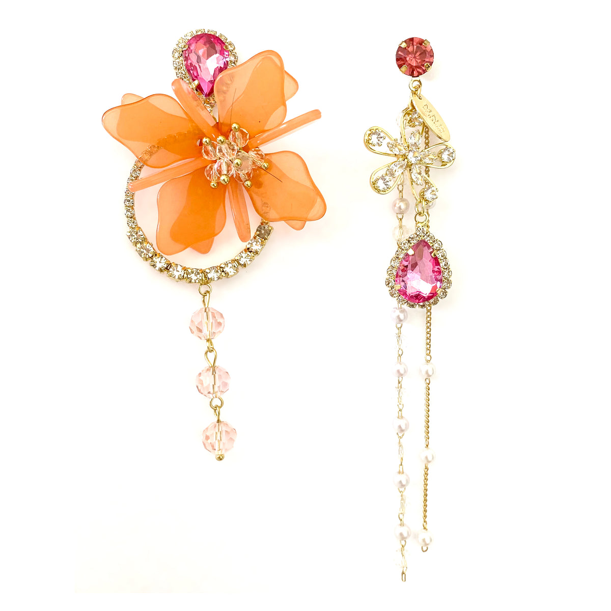 Hibiscus earrings deals